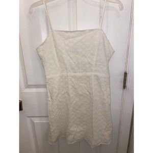 Tilly’s White Eyelet Dress Size Medium